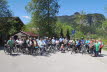 Gruppenfoto der Radler
