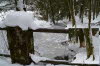 Eis auf dem Bach